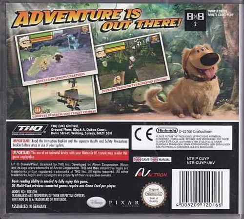 Disney Pixar Up - Nintendo DS (A Grade) (Genbrug)